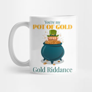 St Patricks gold design Mug